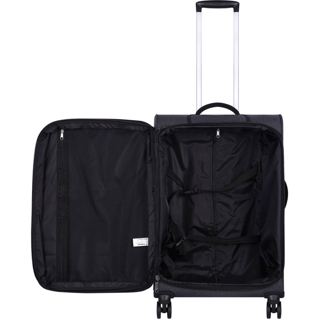 Валіза Bagland Валенсія середня 63 л. сірий (003796924) (972715804) - зображення 7