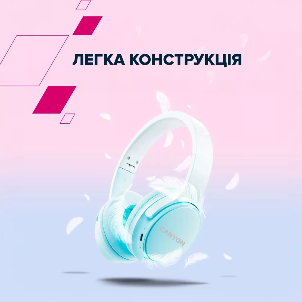 Навушники Canyon OnRiff 4 Bluetooth Blue (CNS-CBTHS4BL) - изображение 7