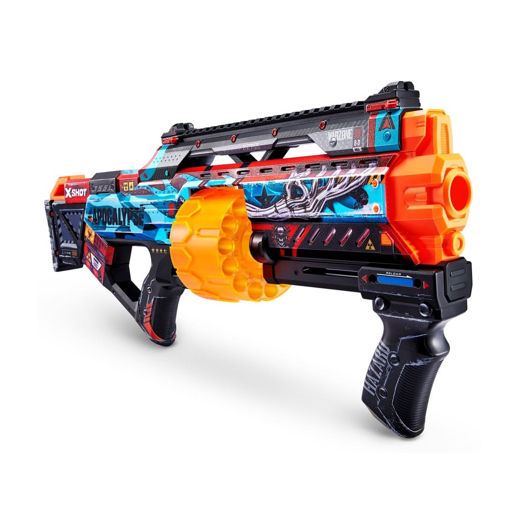 Іграшкова зброя Zuru X-Shot Швидкострільний бластер Skins Last Stand Apocalypse (16 патронів) (36518D) - зображення 1