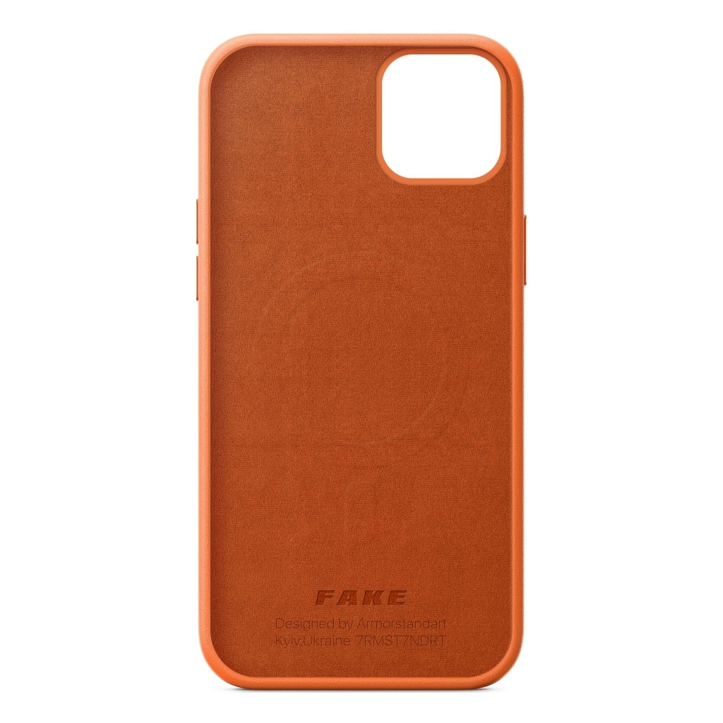 Чохол до мобільного телефона Armorstandart FAKE Leather Case Apple iPhone 14 Plus Golden Brown (ARM64459) - зображення 2