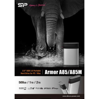 Зовнішній жорсткий диск 2.5" 1TB Silicon Power (SP010TBPHDA85S3S) - зображення 5