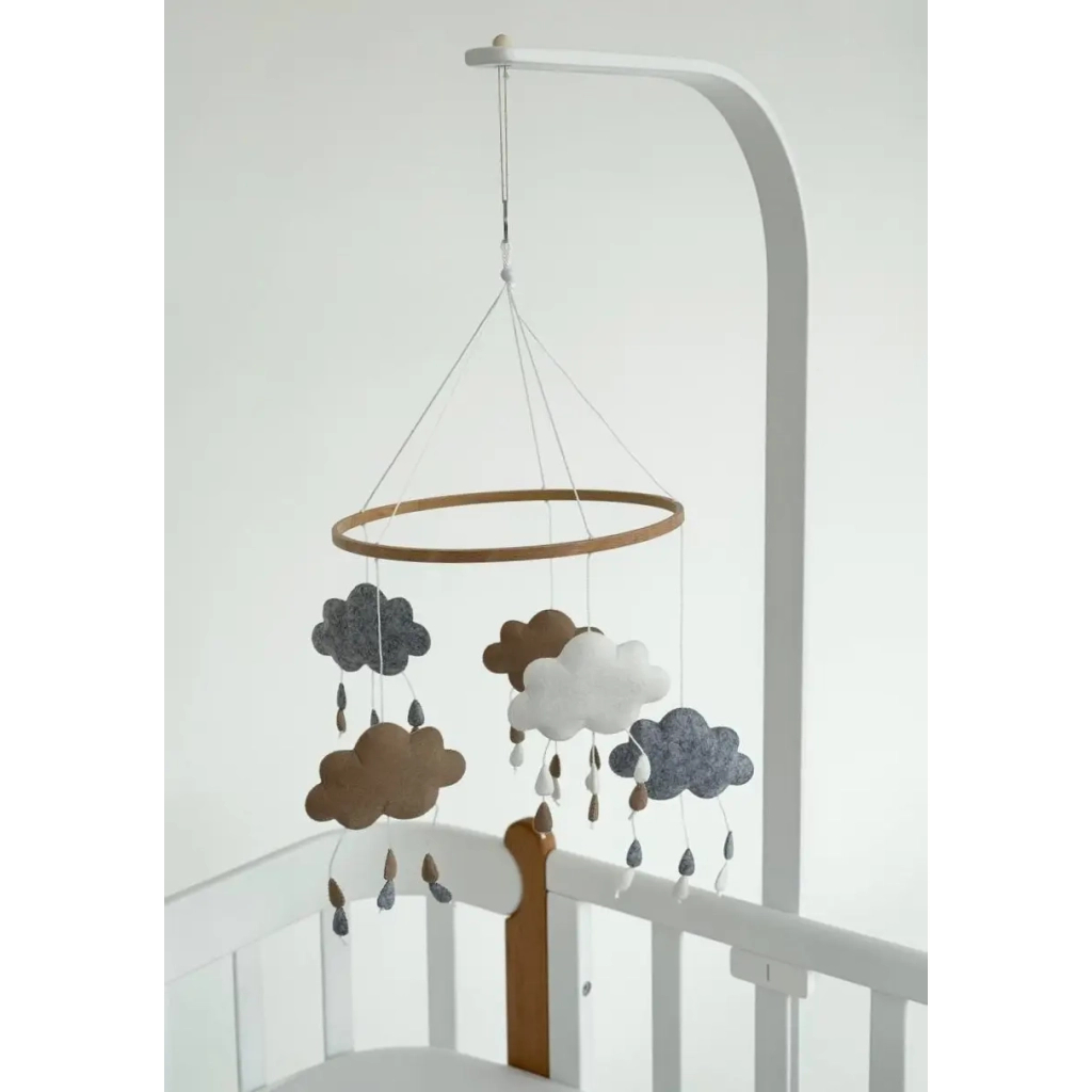 Мобіле Ingvart Хмаринки сіро-бежеві (3256513020) - зображення 1