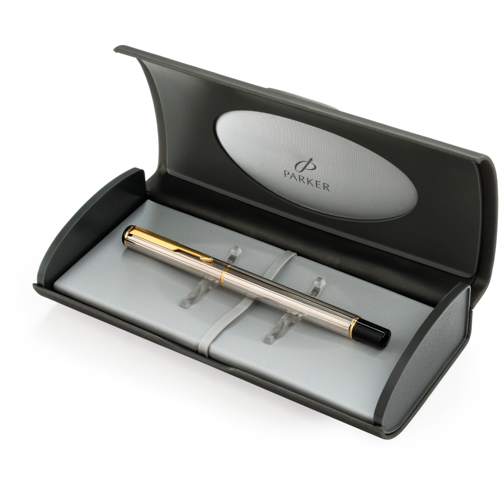 Ручка пір'яна Parker P РП Rialto F91 GT посріблена (F91 GT) - зображення 3
