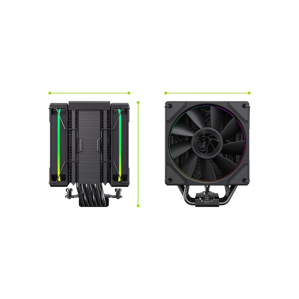 Кулер до процесора Gamemax SIGMA 620 BK - зображення 7