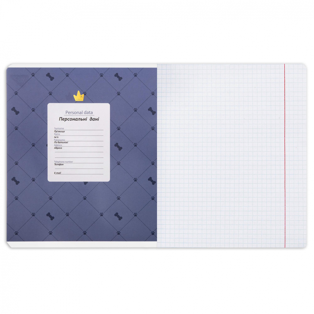 Зошит Yes Luxure doggy А5 24 аркушів клітинка (767539) - зображення 3