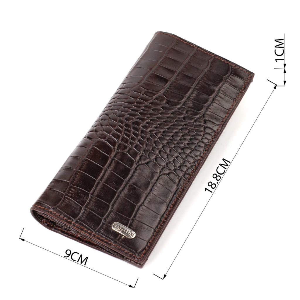 Гаманець Canpellini З натуральної шкіри Коричневий (21907) - зображення 3