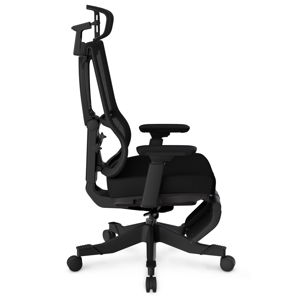 Офісне крісло Mealux S6 Air Fabric Black (HF-S6 F/B) - зображення 5