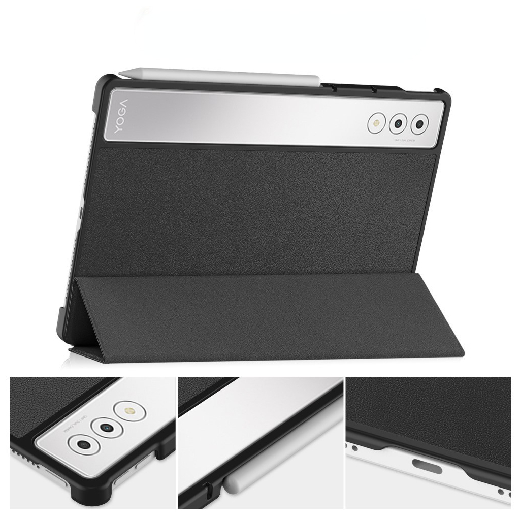 Чохол до планшета BeCover Smart Case Lenovo Yoga Tab Plus 12.7" Black (713429) - зображення 5