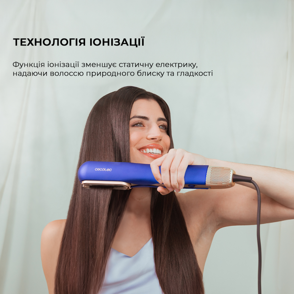Стайлер Cecotec RitualCare Air Lisse 2in1 Blue (A01_EU01_100159) - зображення 5