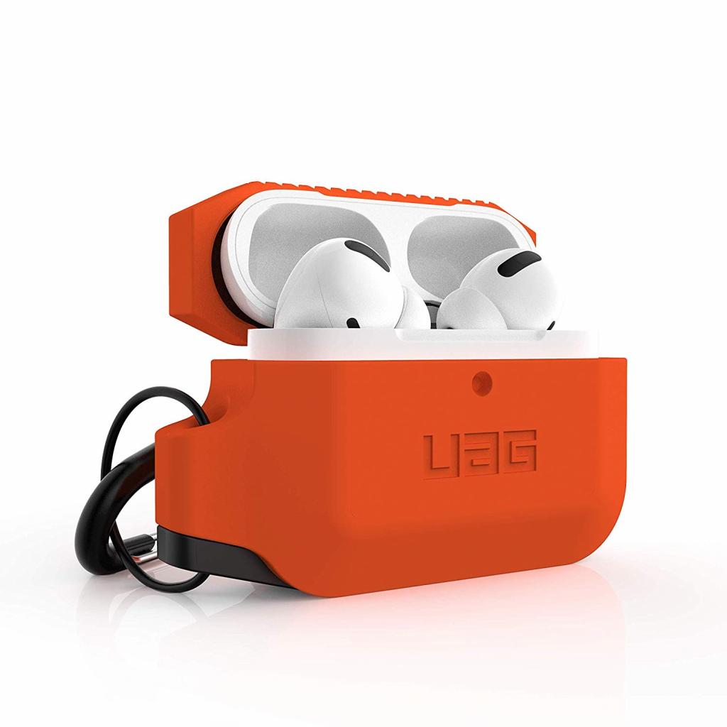 Чохол для навушників UAG для Airpods Pro Silicone Orange/Black (10225K119740) - зображення 3