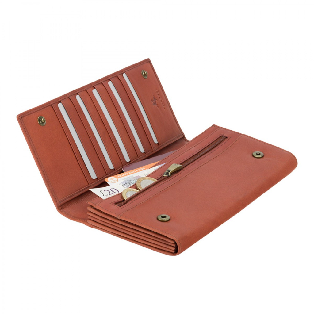 Портмоне Visconti Дорожнє 1179 Polo Brown (1179 BRN) - зображення 4