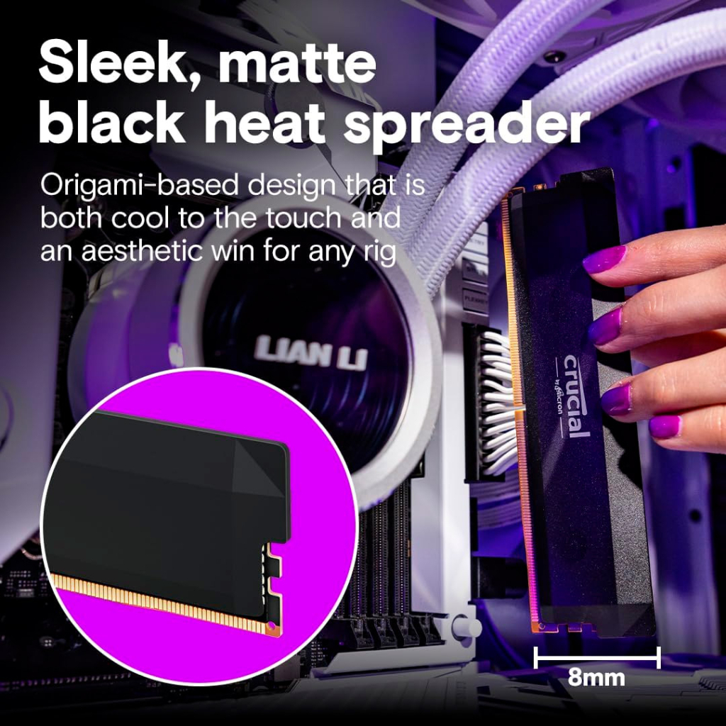 Модуль пам'яті для комп'ютера DDR5 32GB 6400 MHz Pro OC Micron (CP2K16G64C38U5B) - зображення 6