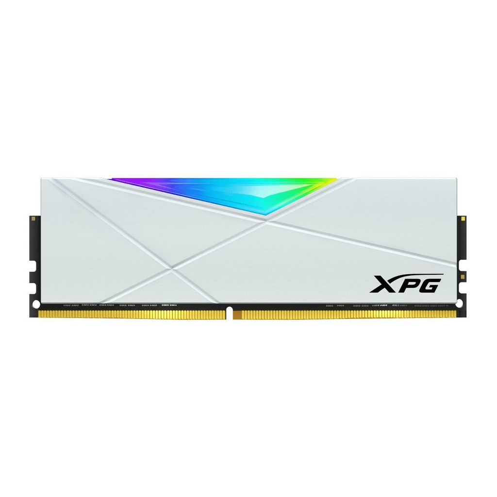 Модуль пам'яті для комп'ютера DDR4 32GB 3600 MHz XPG Spectrix D50 RGB White ADATA (AX4U360032G18I-SW50) - зображення 1