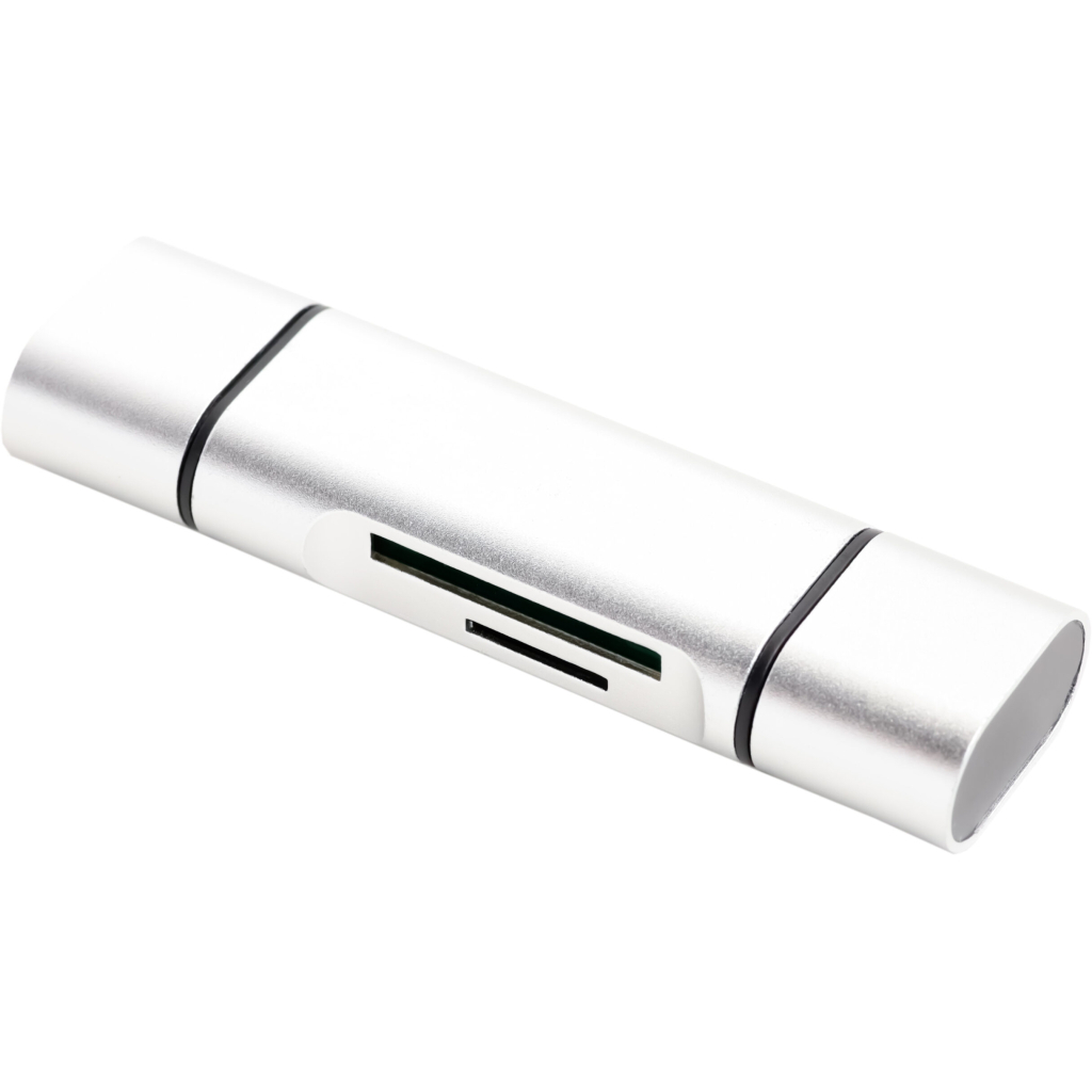 Концентратор XoKo AC-440 Type-C USB 3.0 and MicroUSB/SD Card Reader (XK-AС-440) - зображення 2