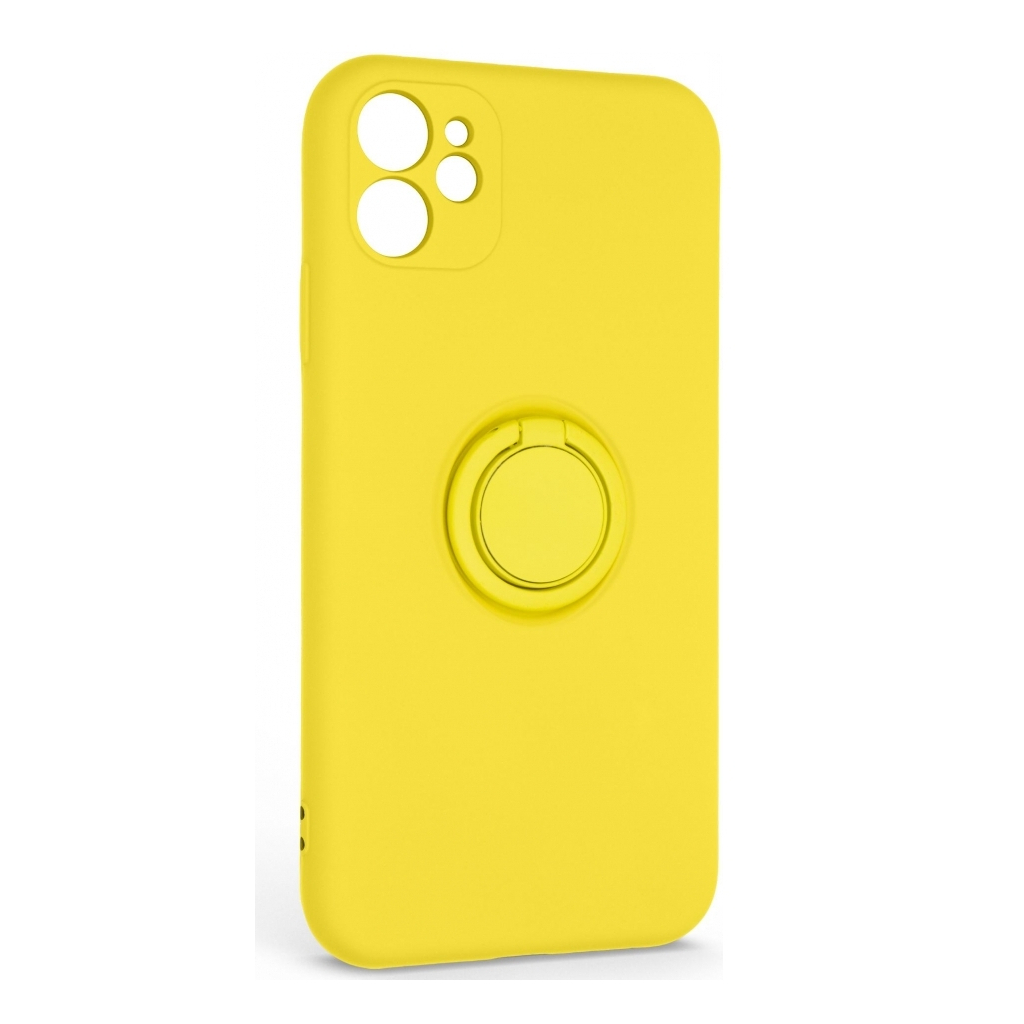 Чохол до мобільного телефона Armorstandart Icon Ring Apple iPhone 11 Yellow (ARM68645) - зображення 1