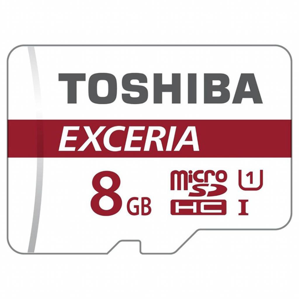 Карта пам'яті Toshiba 8GB microSDHC Class 10 UHS| (THN-M301R0080EA) - зображення 1