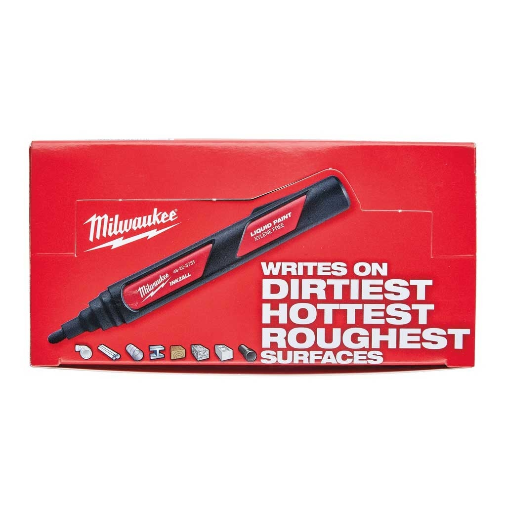 Маркер Milwaukee на основі рідкої фарби INKZALL чорний - LP (48223731) - изображение 4