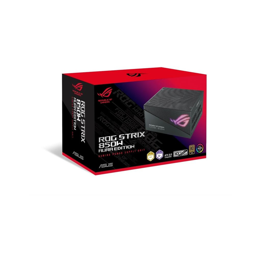 Блок живлення ASUS 850W ROG STRIX PCIE5 Gold Aura Edition (90YE00P2-B0NA00) - зображення 11