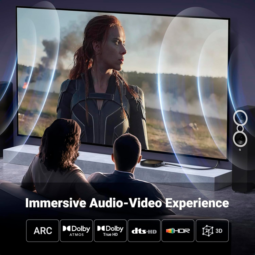 Кабель мультимедійний HDMI M to HDMI M 1.0m V2.0 4K60Hz HD153 black UGREEN (25297) - зображення 4