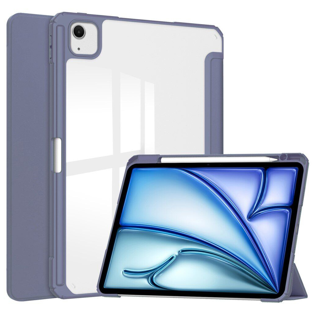 Чохол до планшета BeCover Soft Edge TPU Apple iPad Air 13" M2/M3 (2024/2025) Purple (711713) - зображення 1