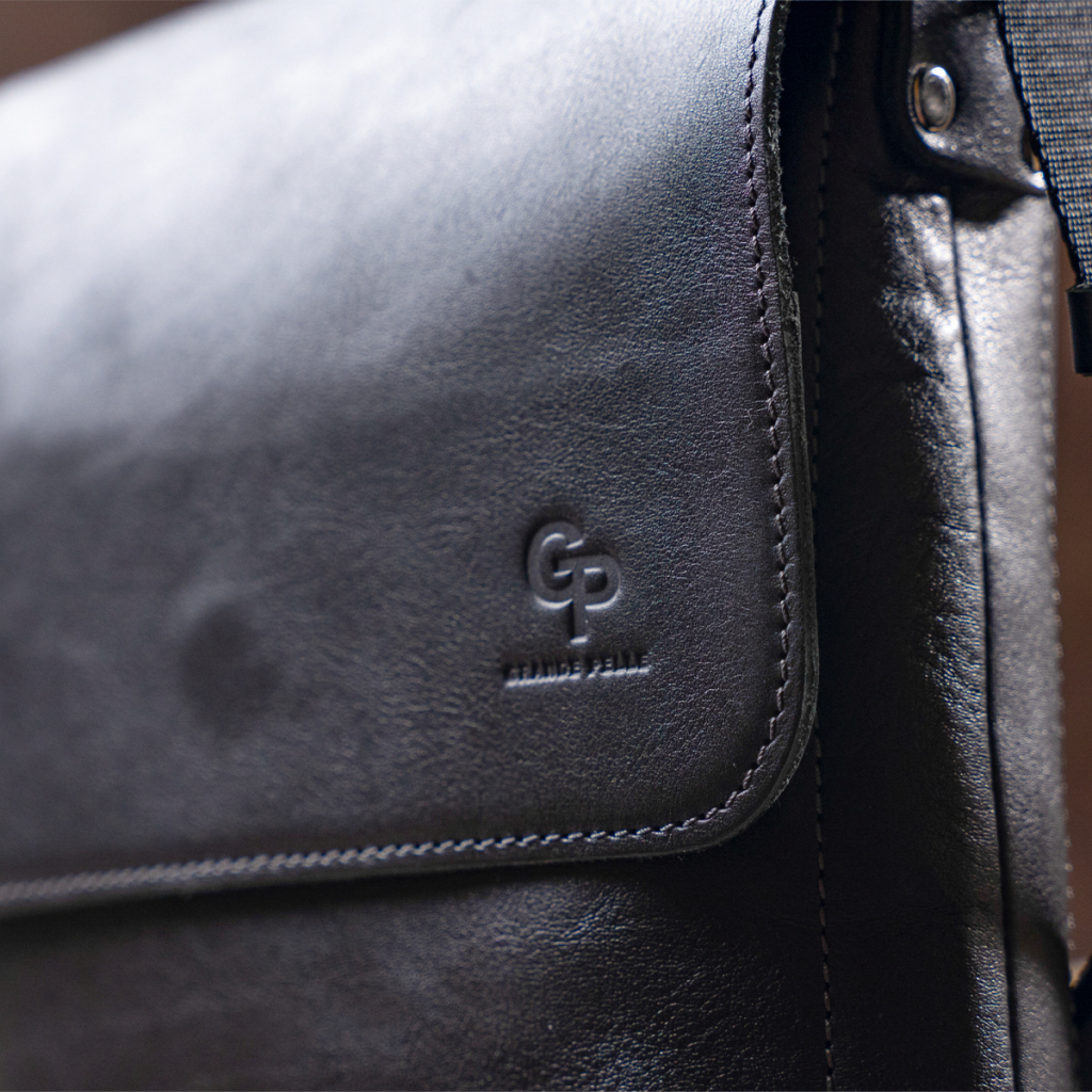 Сумка Grande Pelle У гладкій шкірі Чорна (11333) - зображення 11