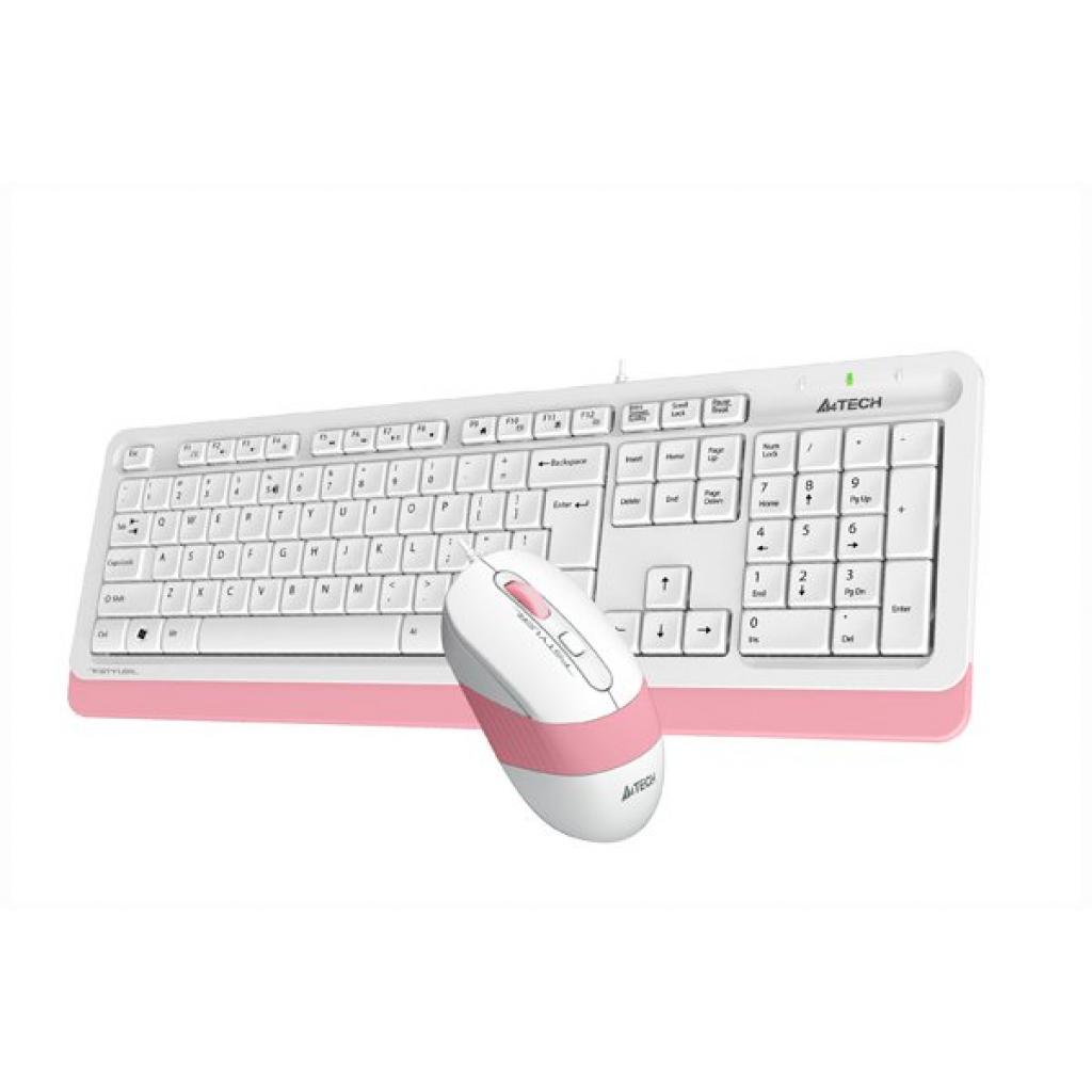 Комплект A4Tech F1010 Pink - зображення 4
