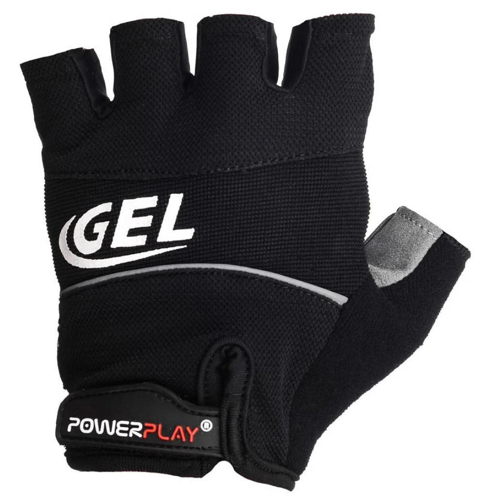 Велорукавиці PowerPlay 1058 Black S (1058_S_Black) - зображення 2