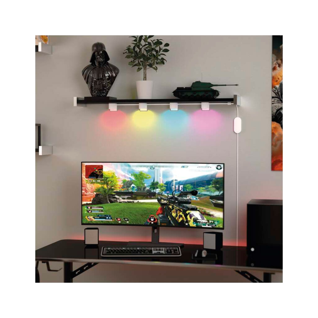 Світильник EMOS ZIW154R 4шт. 85см, 7 Вт, RGBIC+CCT, WIFI (ZIW154R) - зображення 9