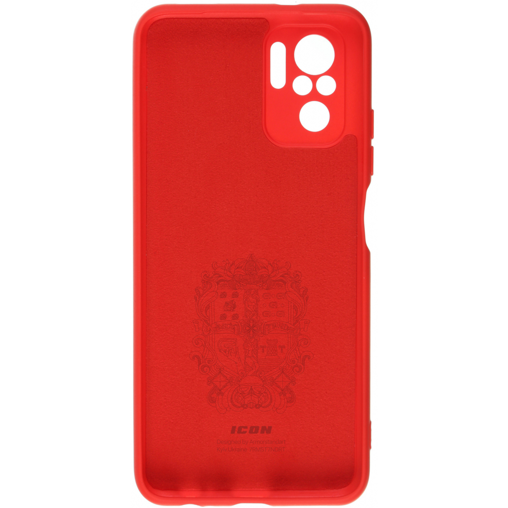 Чохол до мобільного телефона Armorstandart ICON Case Xiaomi Redmi Note 10 / Note 10s / Poco M5s Red (ARM61760) - зображення 2