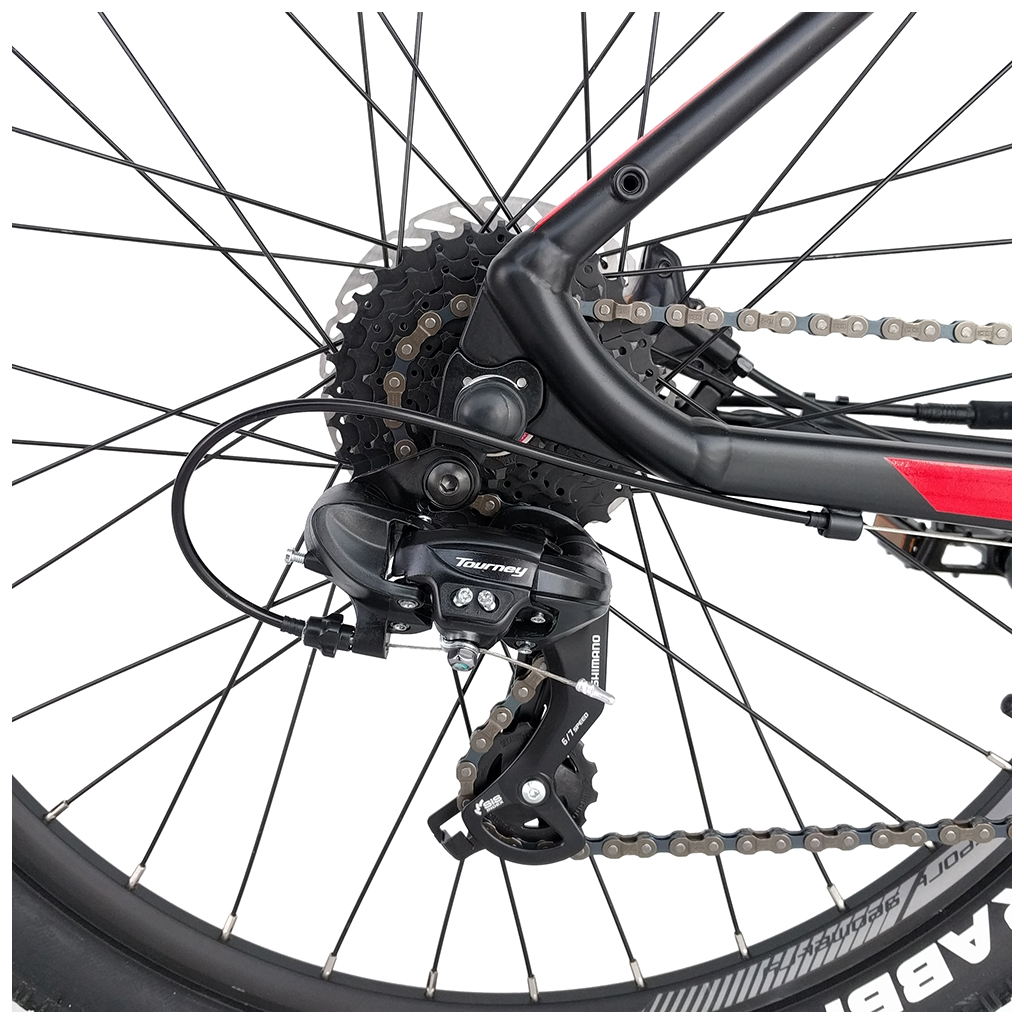 Електровелосипед Trinx E-Bike X1E 26" рама-17" Matt-Black-Green-Blue (X1EMBGB) - зображення 2