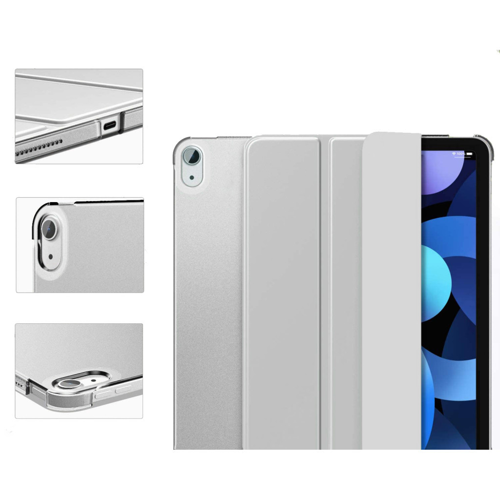 Чохол до планшета BeCover Smart Case Apple iPad Air 10.9 2020/2021 Gray (705489) - зображення 3