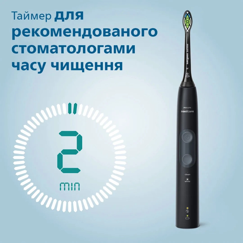 Електрична зубна щітка Philips HX6830/35 - зображення 7