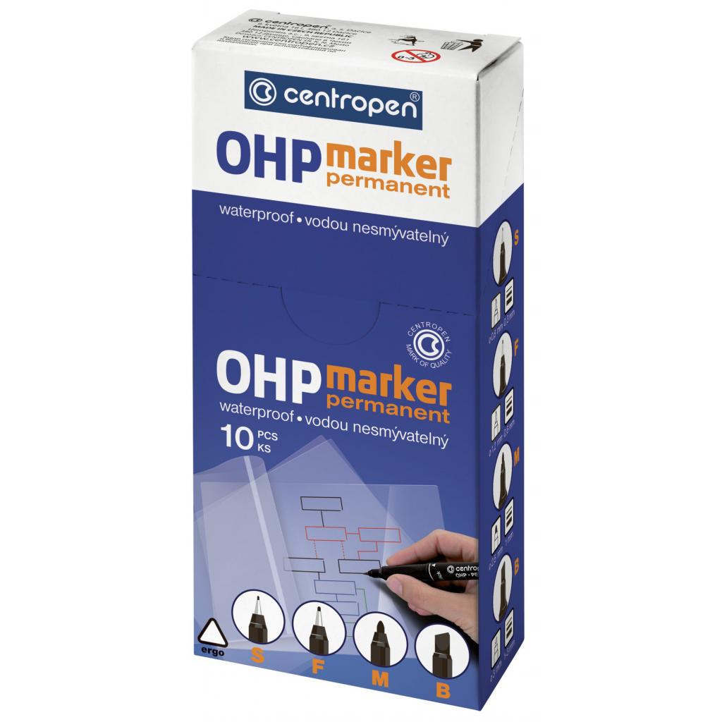 Маркер Centropen Permanent ОНР 2636 F 0,6 мм red (2636/02) - зображення 2