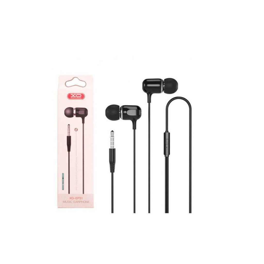 Навушники XO EP31 Black (XO-EP31BK) - зображення 2