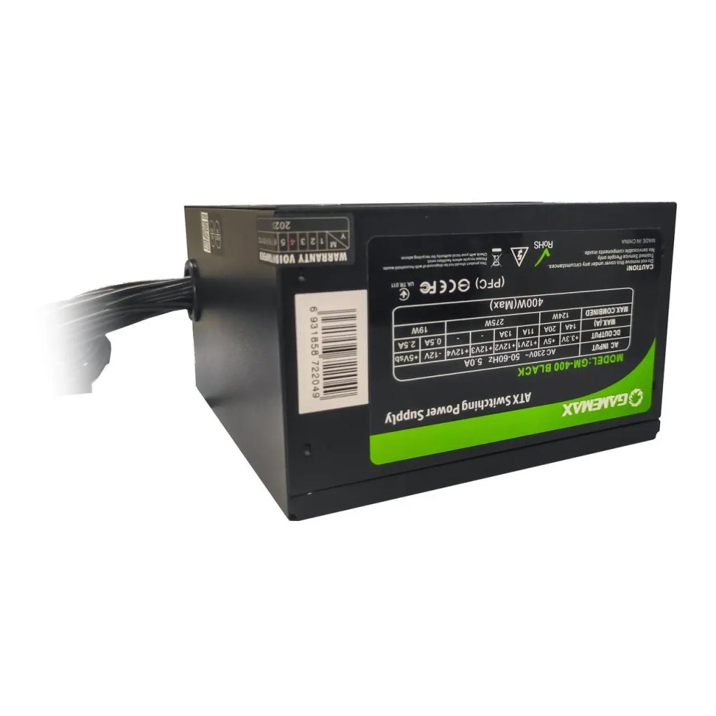 Блок живлення Gamemax GM-400 Black - зображення 6