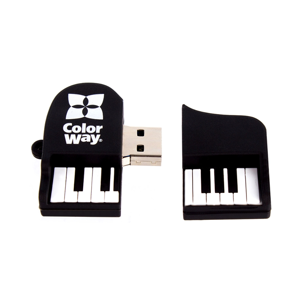 USB флеш накопичувач ColorWay Piano 32 GB 3.0 Black (CW-USBPO32) - изображение 6
