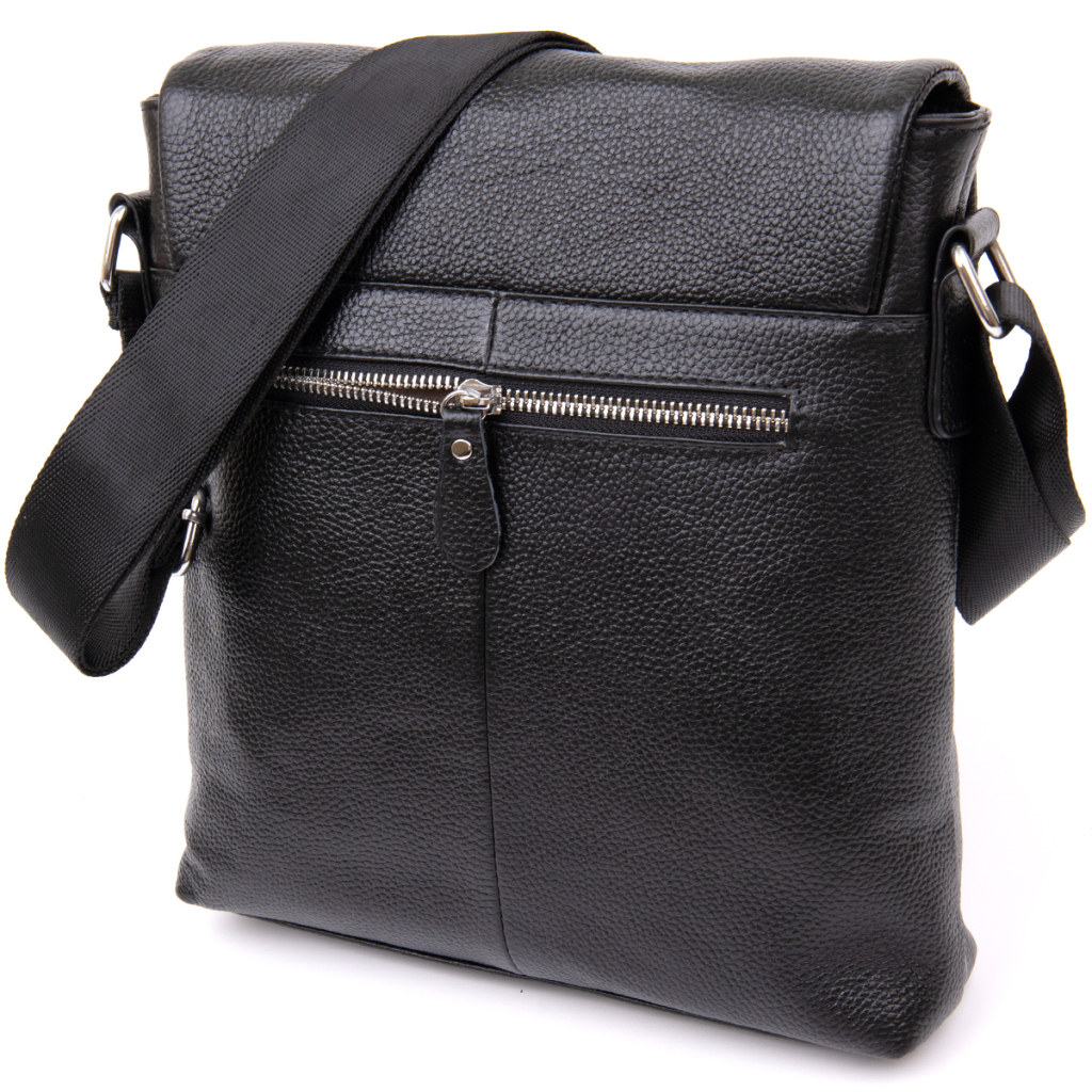 Сумка Vintage З клапаном флотар Чорна (20410) - зображення 2