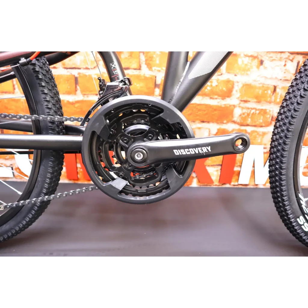 Велосипед Discovery Rocket AM DD 24" 15" ST 2024 Чорно-червоний (OPS-DIS-24-354) - зображення 8