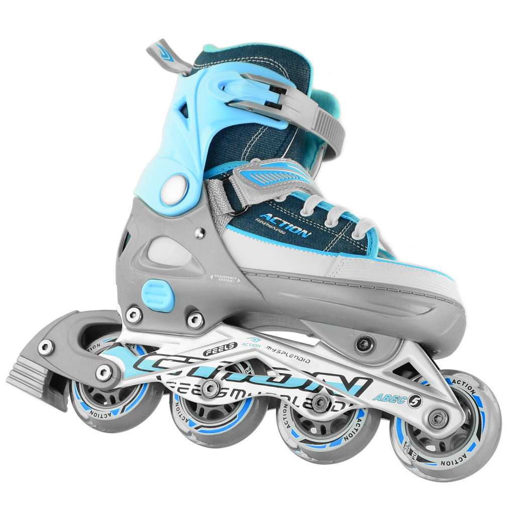 Роликові ковзани Action Kire Блакитні 37-40 (PW-126B-13-2BLUE/37-40) - зображення 2
