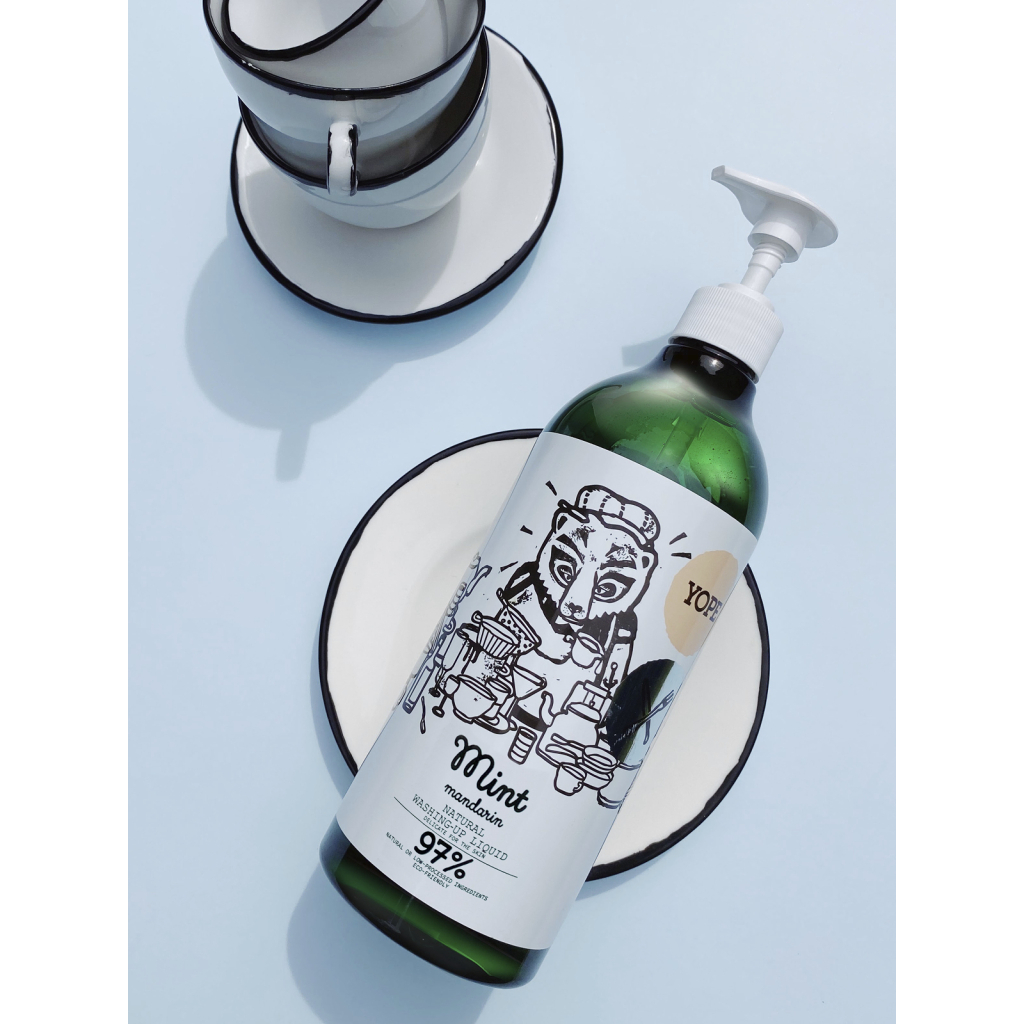 Засіб для ручного миття посуду Yope Mint and Mandarin 750 мл (5906874565285) - зображення 2