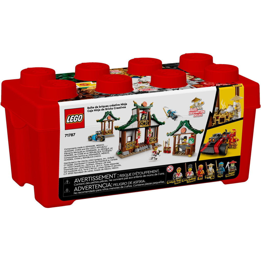 Конструктор LEGO Ninjago Ніндзя Коробка з кубиками для творчості (71787) - зображення 6