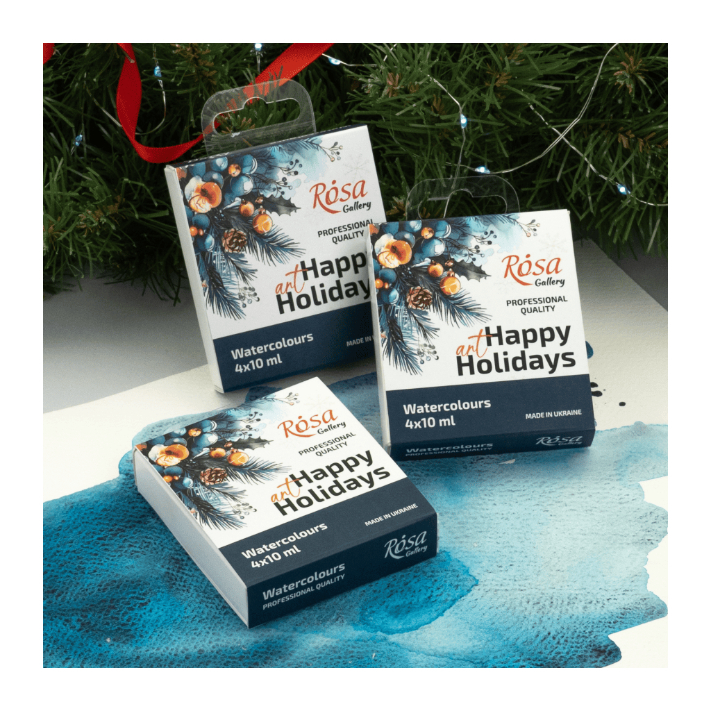 Акварельні фарби Rosa Gallery Special Edition 2, 4 кольори по 10 мл (4823098546733) - picture 4
