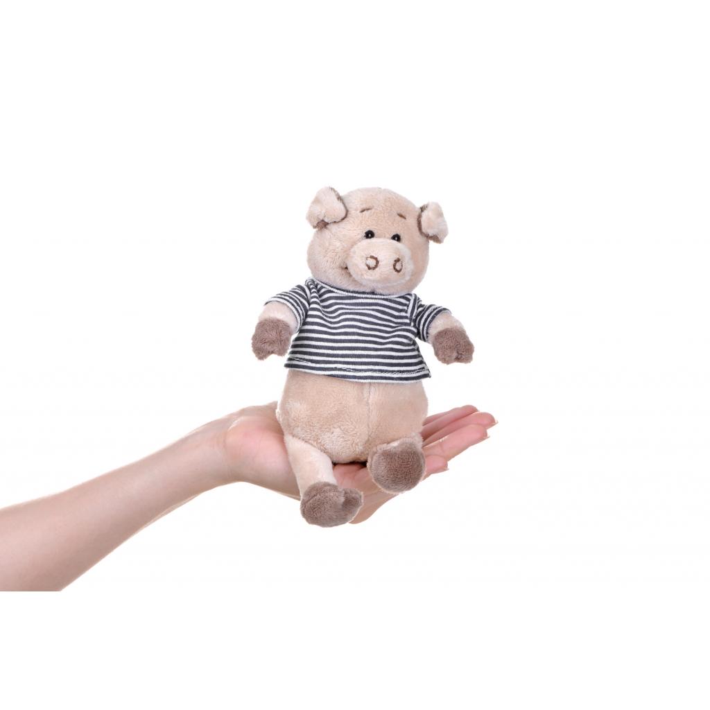 М'яка іграшка Same Toy Порося в сорочці чорний 18 см (THT716) - зображення 3