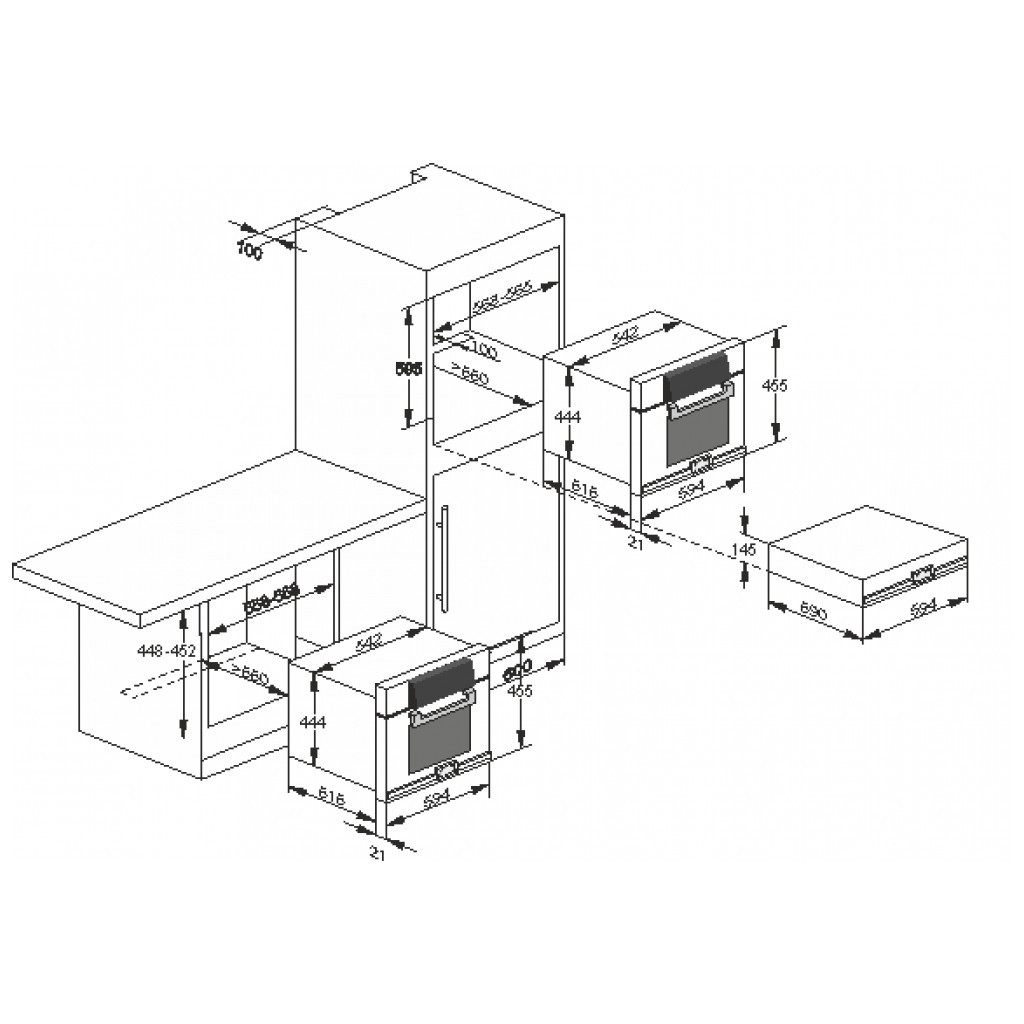 Мікрохвильова піч Kaiser EH6319 - зображення 4