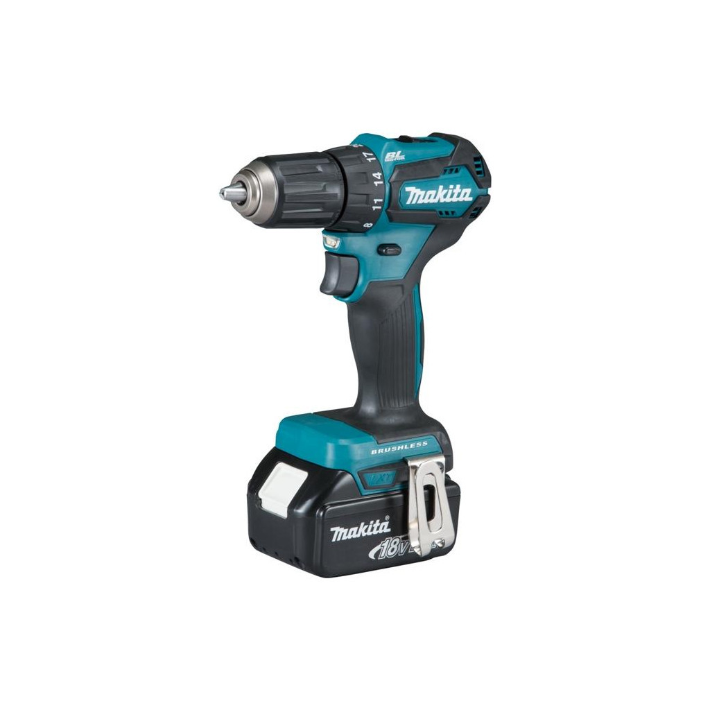 Шуруповерт Makita LXT, 3Аг х 2шт, кейс, 40/23 Нм (DDF483RFE) - зображення 1