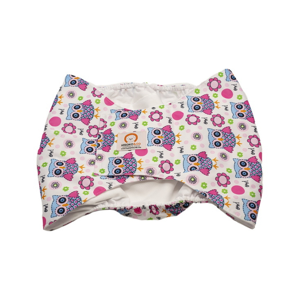 Підгузки для тварин MISOKO&CO MISOKO&CO Багаторазовий підгузник для кобелів, L (сови) (HAINMSK63106) - зображення 1