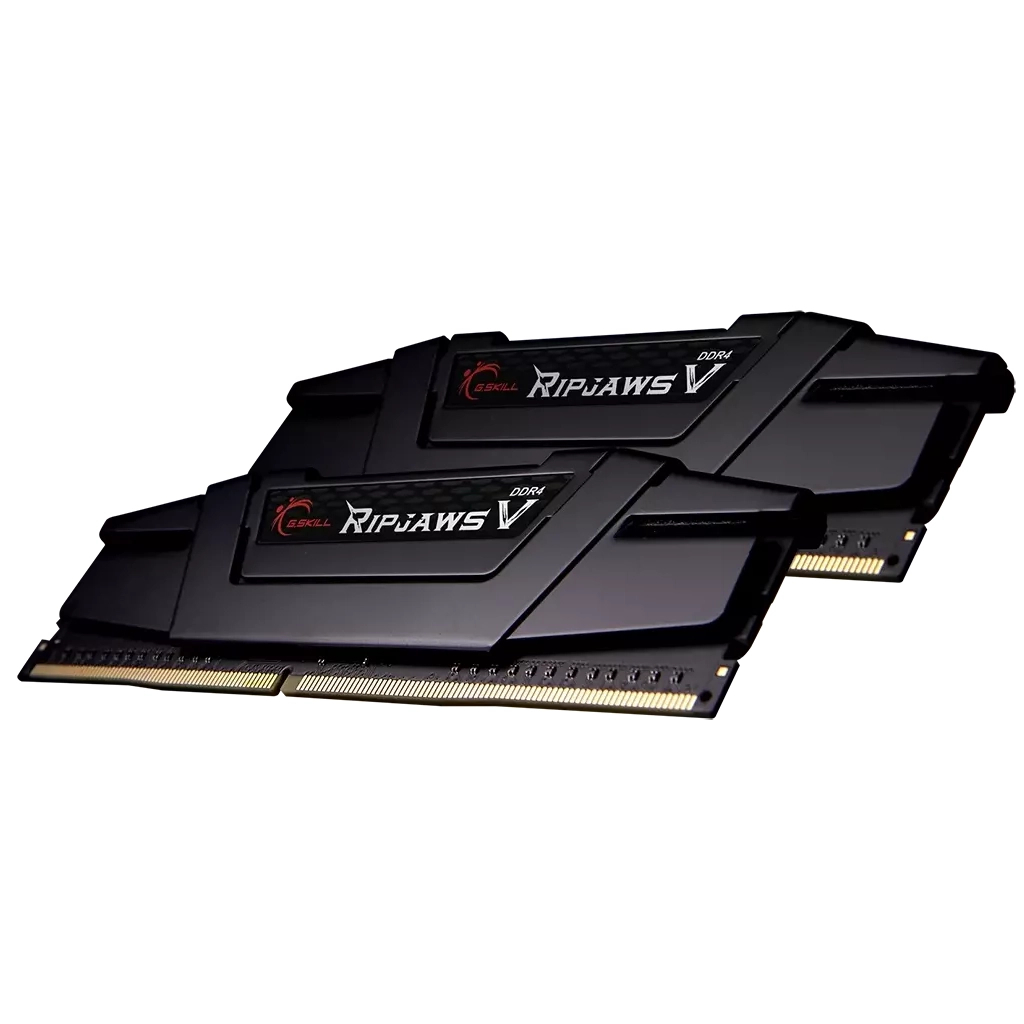 Модуль пам'яті для комп'ютера DDR4 8GB (2x4GB) 3200 MHz RIPJAWS V Black G.Skill (F4-3200C16D-8GVKB) - зображення 2