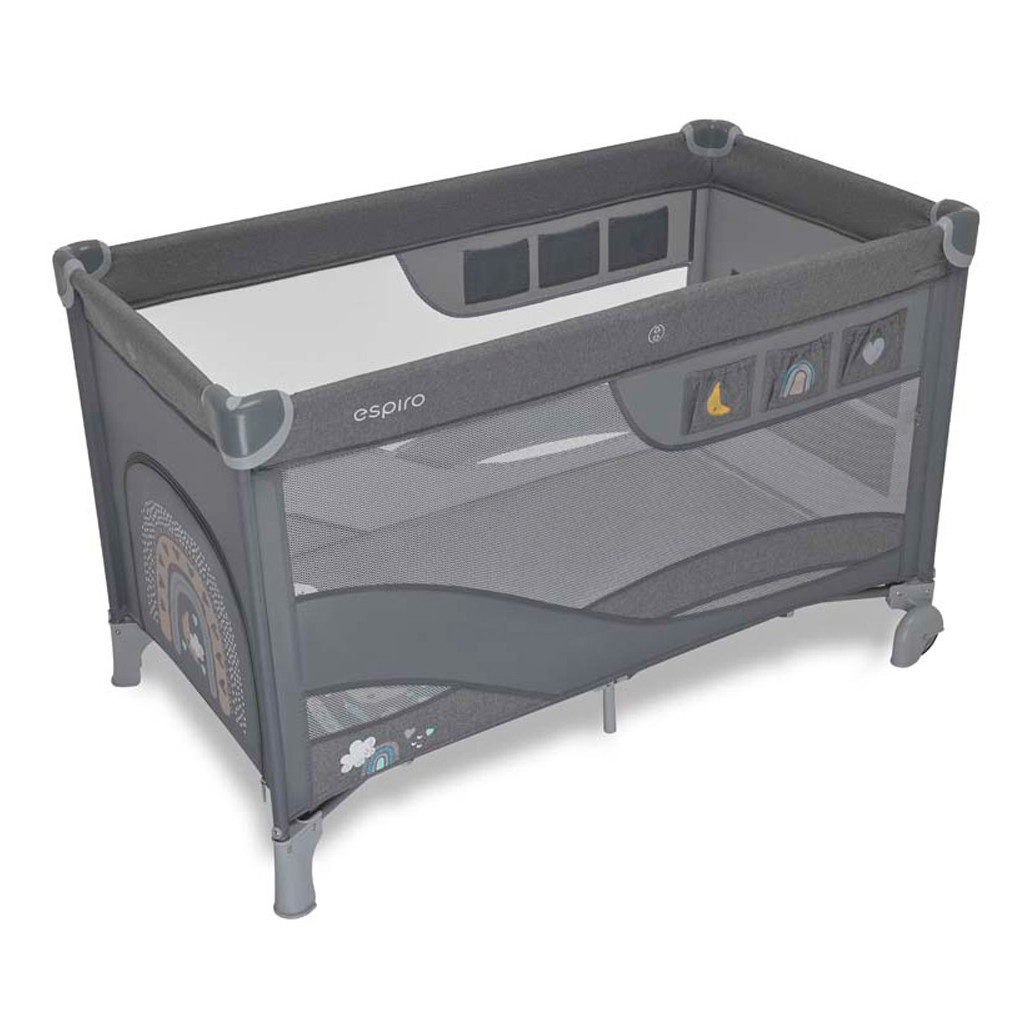 Дитячий манеж Espiro ліжечко Dream 2022 (117 Graphite Sketch) (205415) - зображення 2