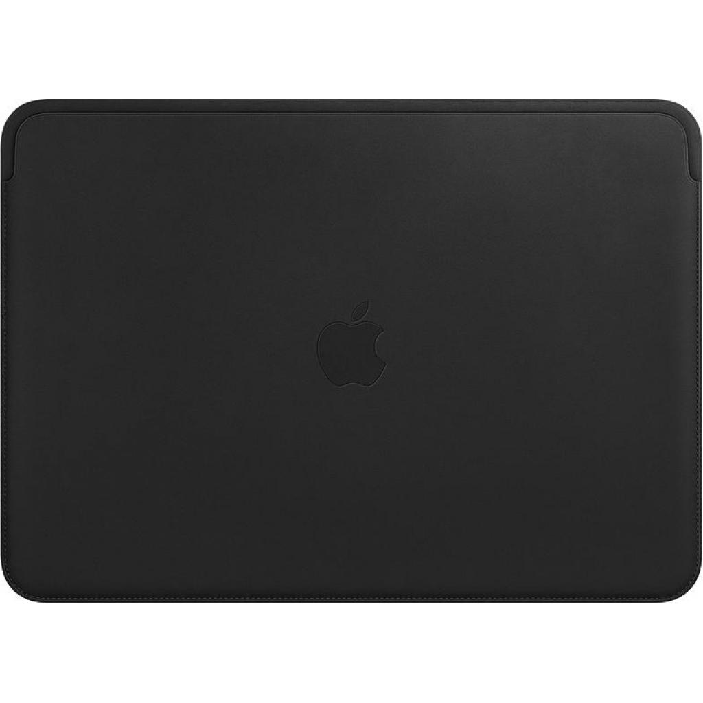 Чохол до ноутбука Apple 13" MacBook Pro, Leather Sleeve, Black (MTEH2ZM/A) - зображення 1