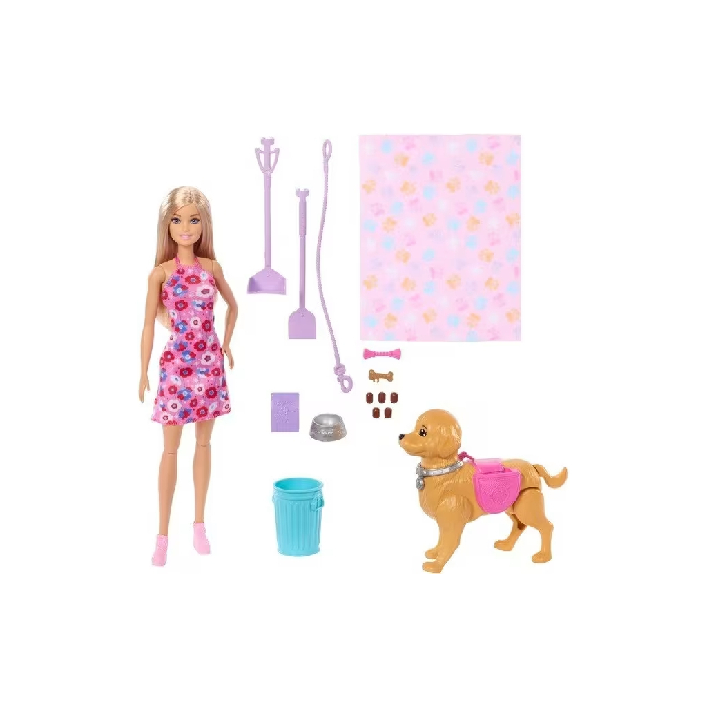 Лялька Barbie Прогулянка з песиком (JJB46) - зображення 4